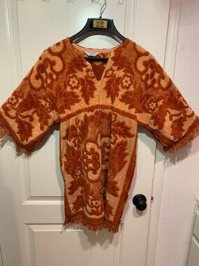 Retro Vintage 1970's J.P. Stevens Sears Tastemaker Terrycloth Dress/Coverup